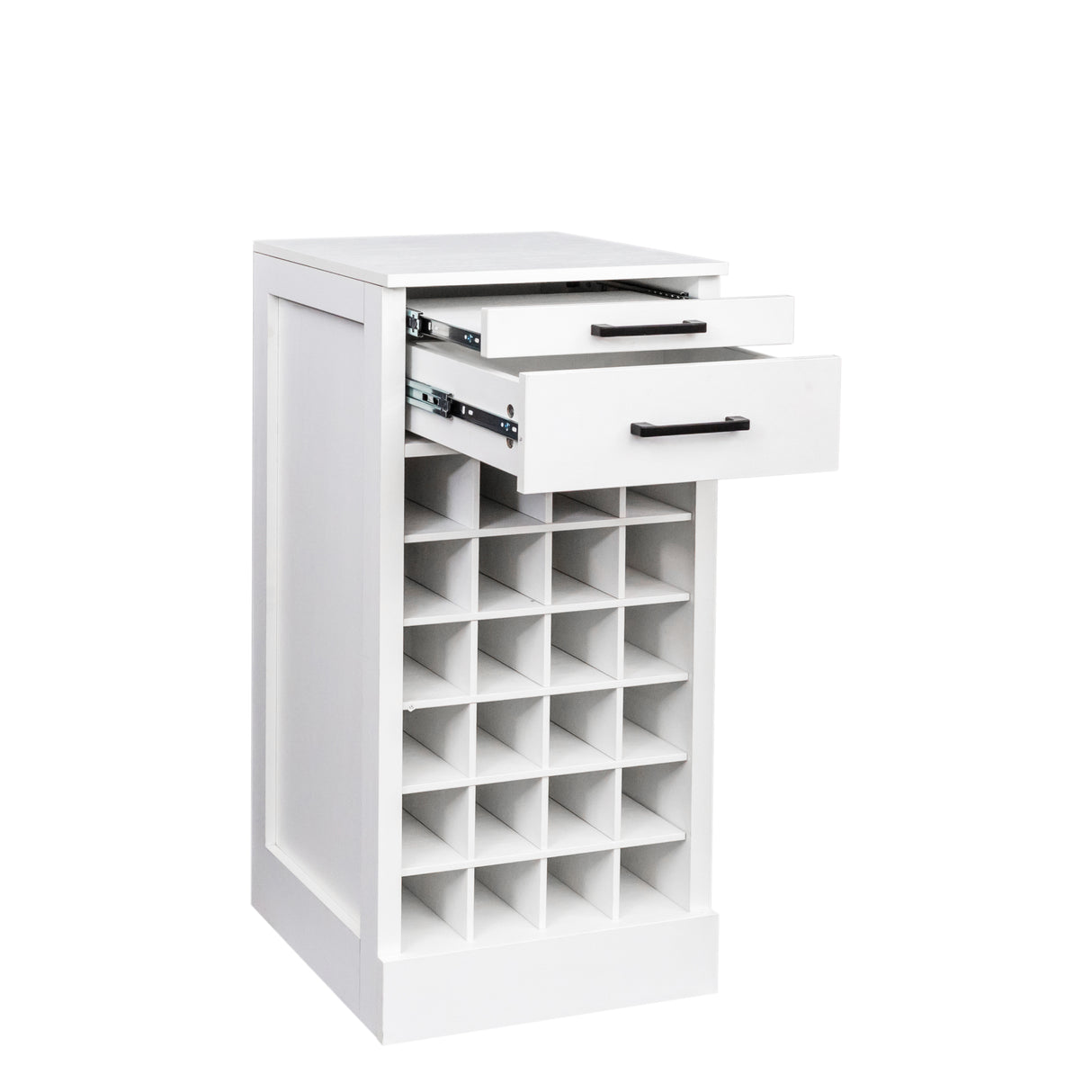 Modular Bar Cabinet for 24 Bottles w/ Drawers - Joysource