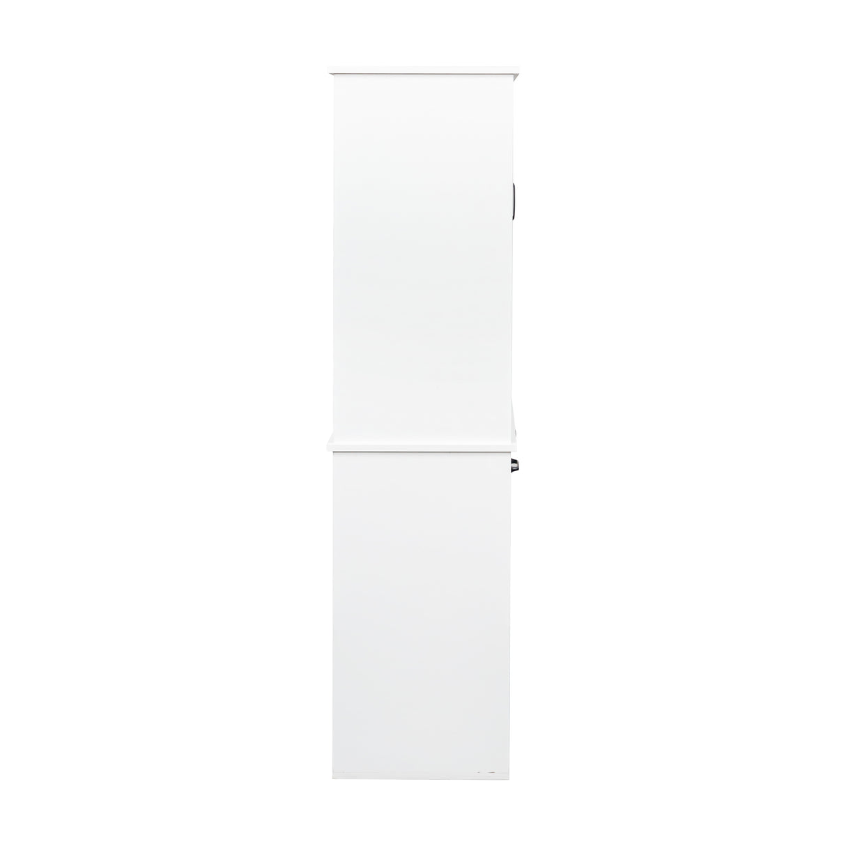 63" Laundry Storage Cabinet with Tilt-Out Hampers & Adjustable Shelves