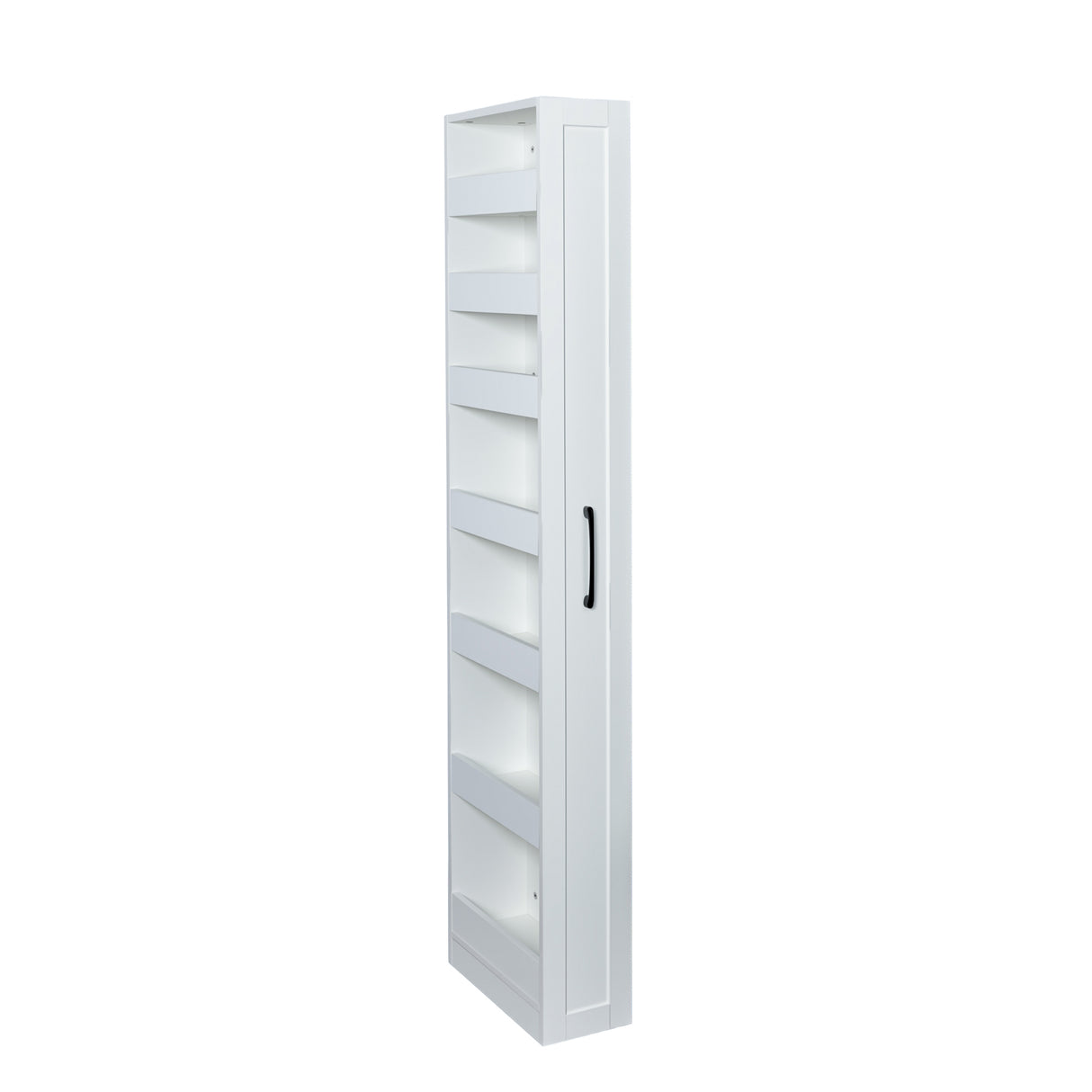 7-Tier Slim Rolling Storage Cabinet for Kitchen, Bathroom, Laundry, Office | 7.9" W