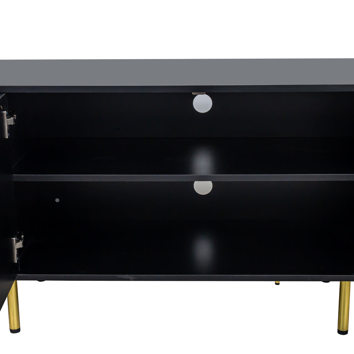 71" Modern TV Stand with Legs & 4 Doors for Living Room, Bedroom