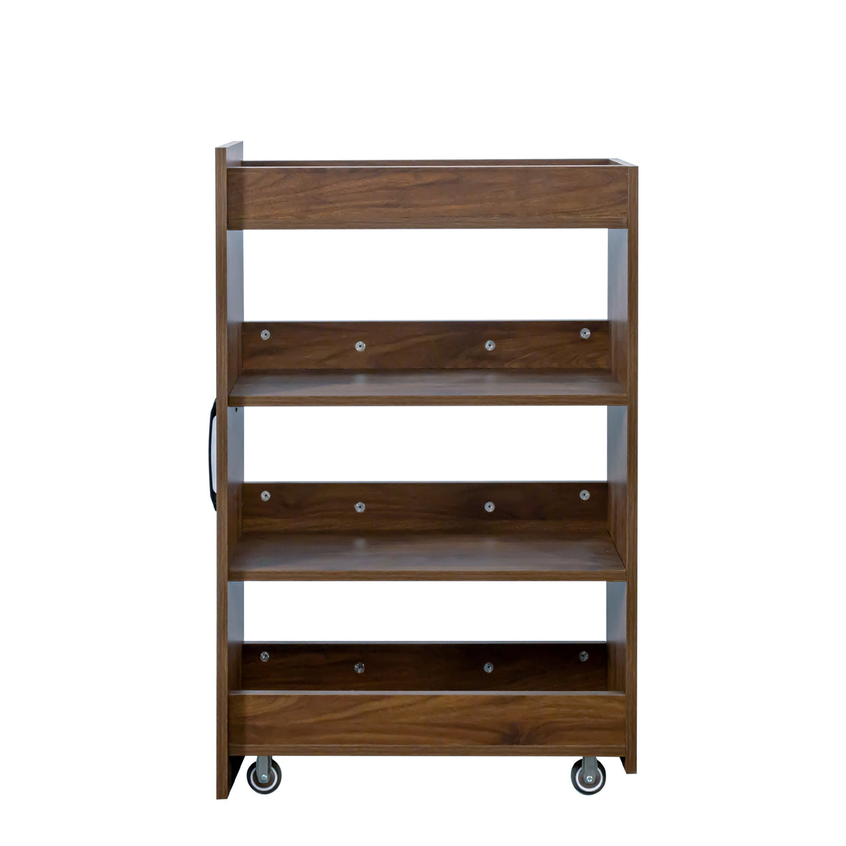 71" Multifunctional Storage Cabinet w/ 2 Glass Doors & Pull-Out Shelves
