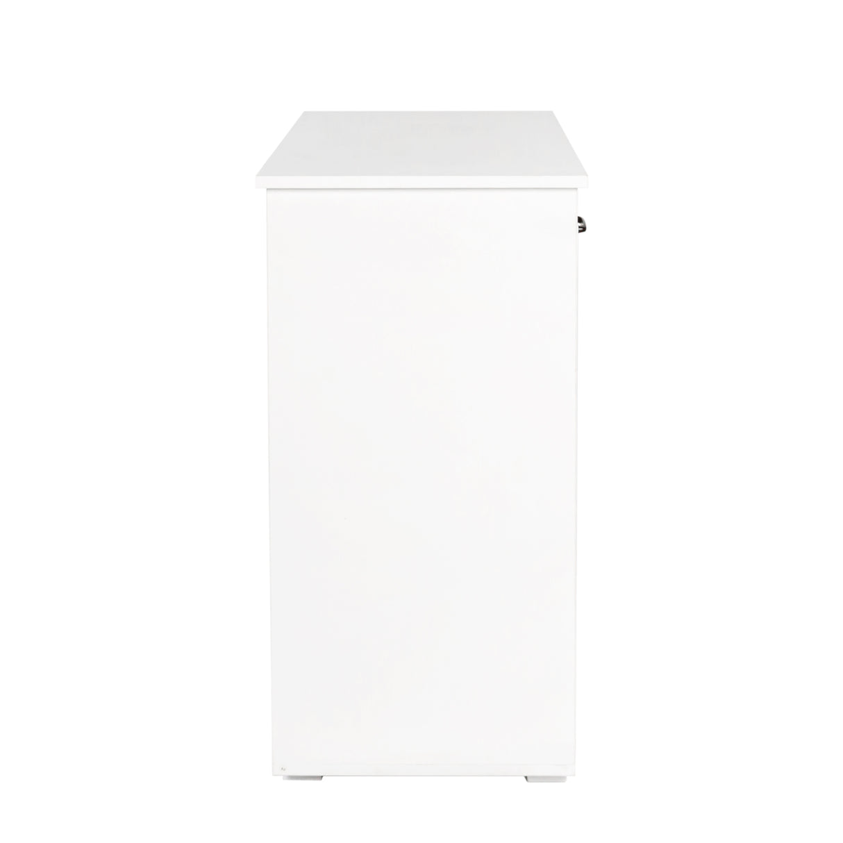Dual Tilt-Out Laundry Hamper Cabinet with 2 Removable Liner Bags, White