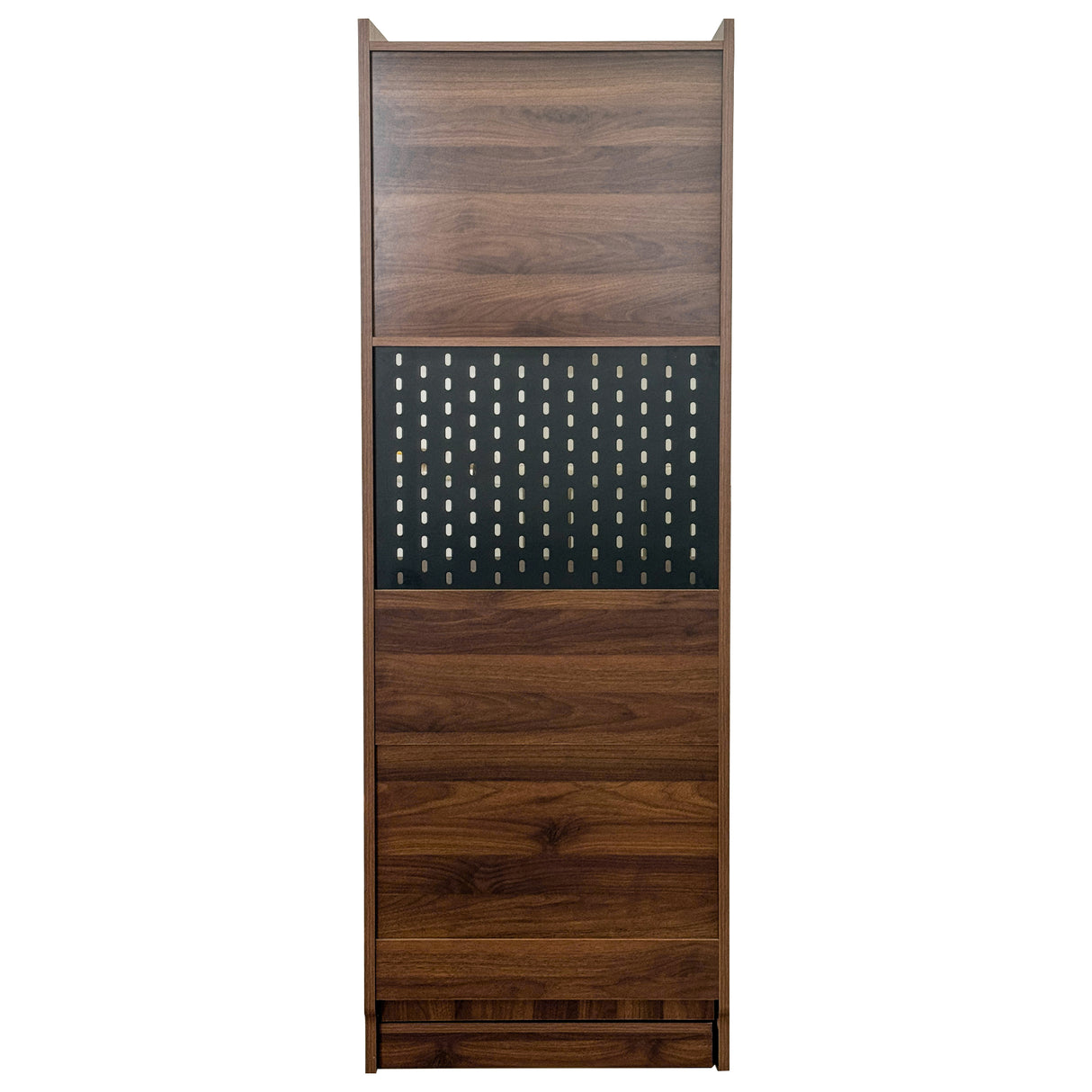 13-36"W Foldable Computer Desk w/ Storage & Pegboard | Space-Saving