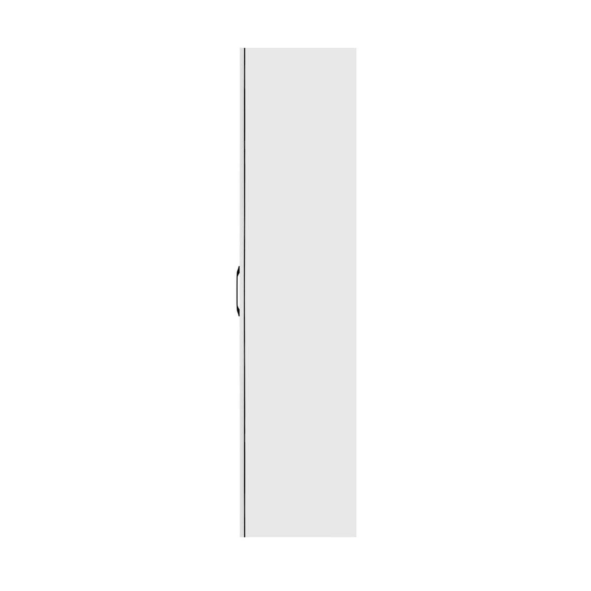 Slim Rolling Pantry Cabinet with 6-Tier Shelf & Wheels | White, 11.8" Depth