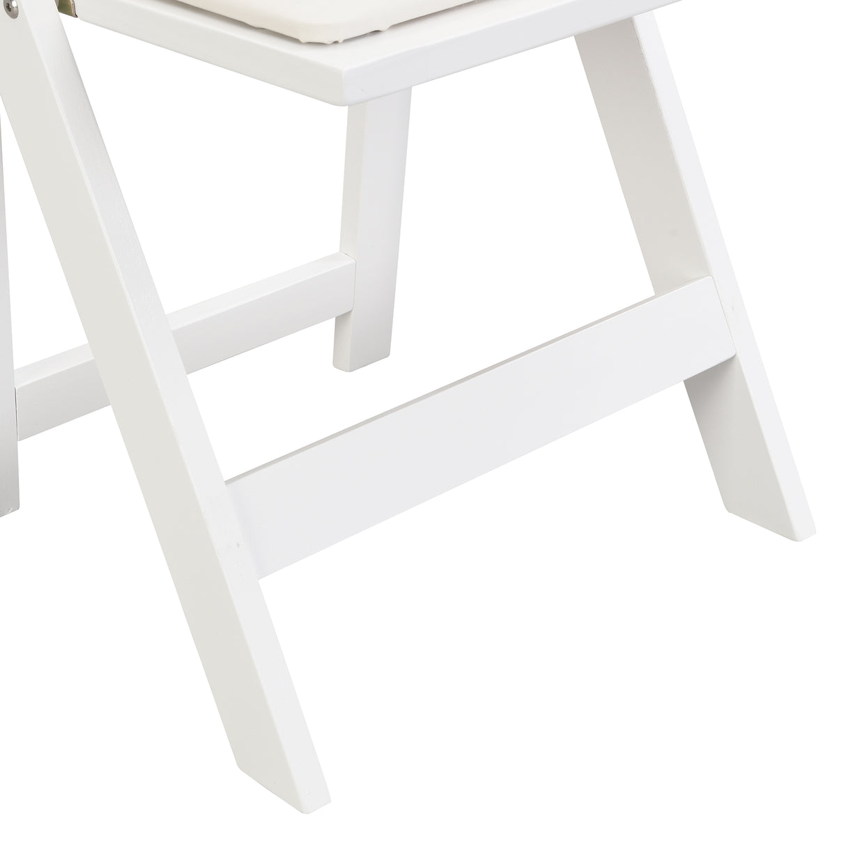Upholstered Folding Dining Chair w/ Wooden Frame & PU leather | Set of 4