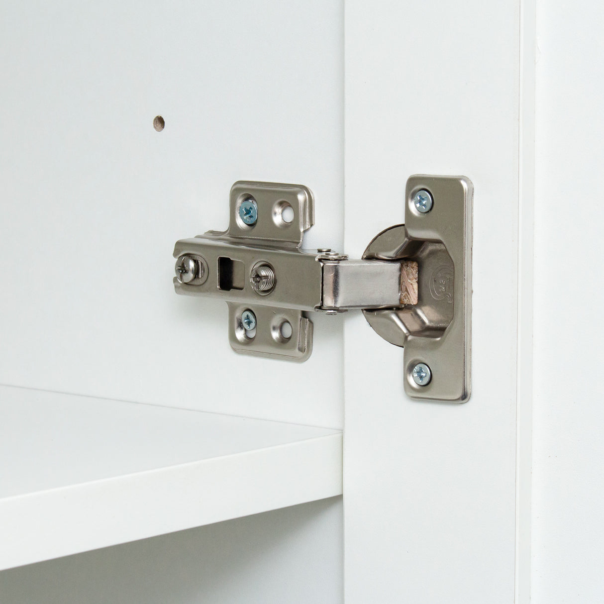 Modern Wardrobe w/ 2 Doors and 3 Shelves | Joysource