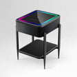 Smart Side Table with Built-in Bluetooth Speaker & Wireless Charging