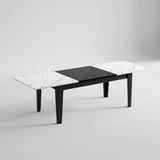 Rectangular Extendable Dining Table Seats 4 - 12, 71"-106"