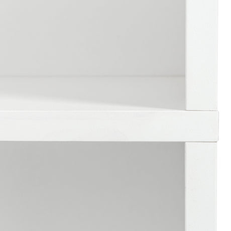 75" Tall Storage Cabinet with Doors & 4 Tiers | Narrow Cabinet