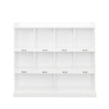 10-Shelf Bookcase w/ Chubby Holes | Storage Cabinet - Joysource