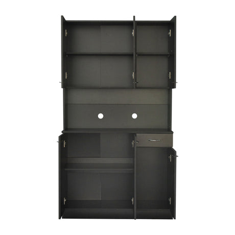 71" Tall Storage Cabinet for Kitchen, Living Room, Office | Kitchen Pantry