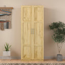 Modern High Wardrobe - Spacious Storage with Doors & Shelves