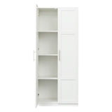 Modern High Wardrobe - Spacious Storage with Doors & Shelves