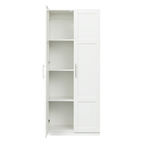 Modern High Wardrobe - Spacious Storage with Doors & Shelves