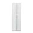 Modern Wardrobe w/ 2 Doors and 3 Shelves - Durable Storage Solution