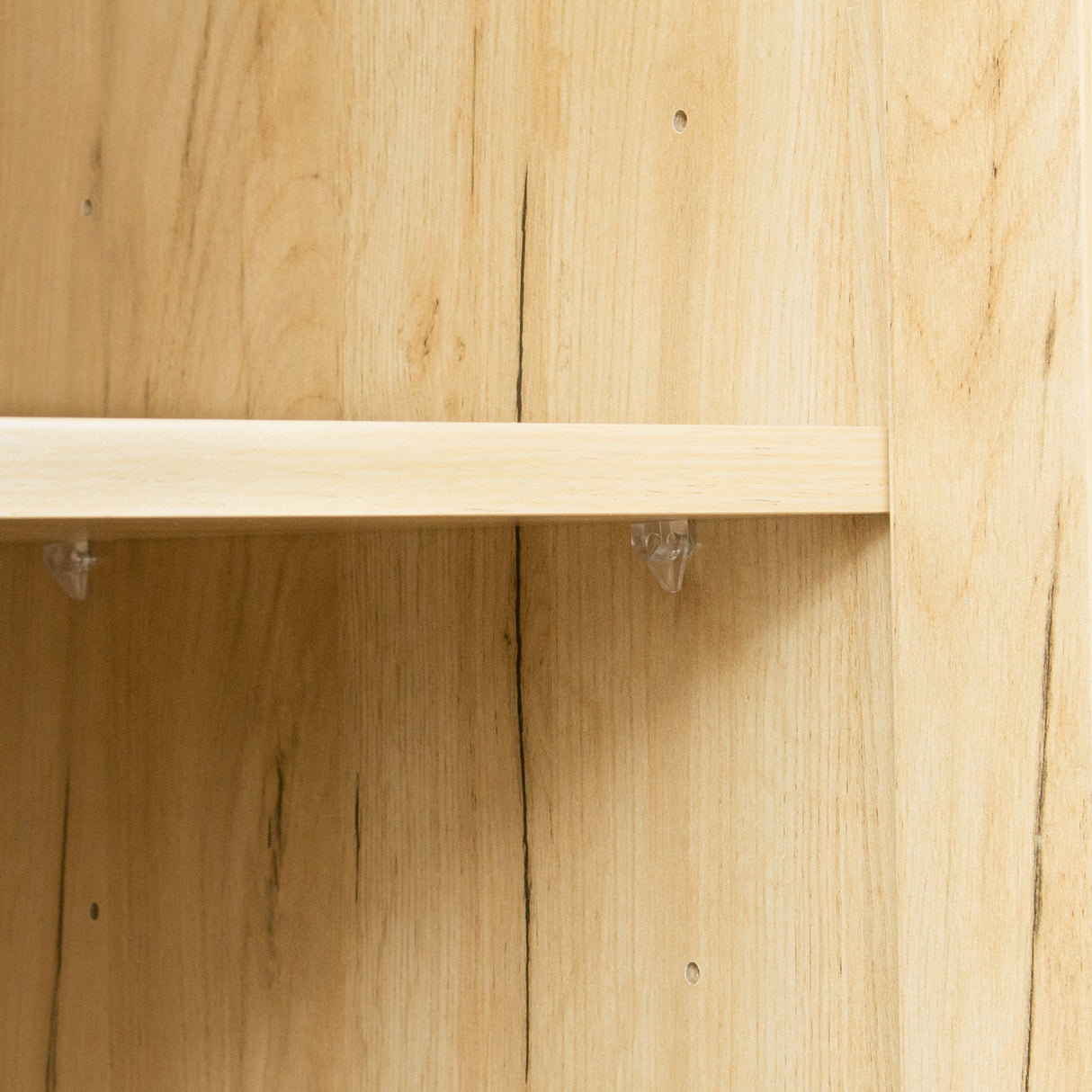 Modern Wardrobe w/ 2 Doors and 3 Shelves - Durable Storage Solution