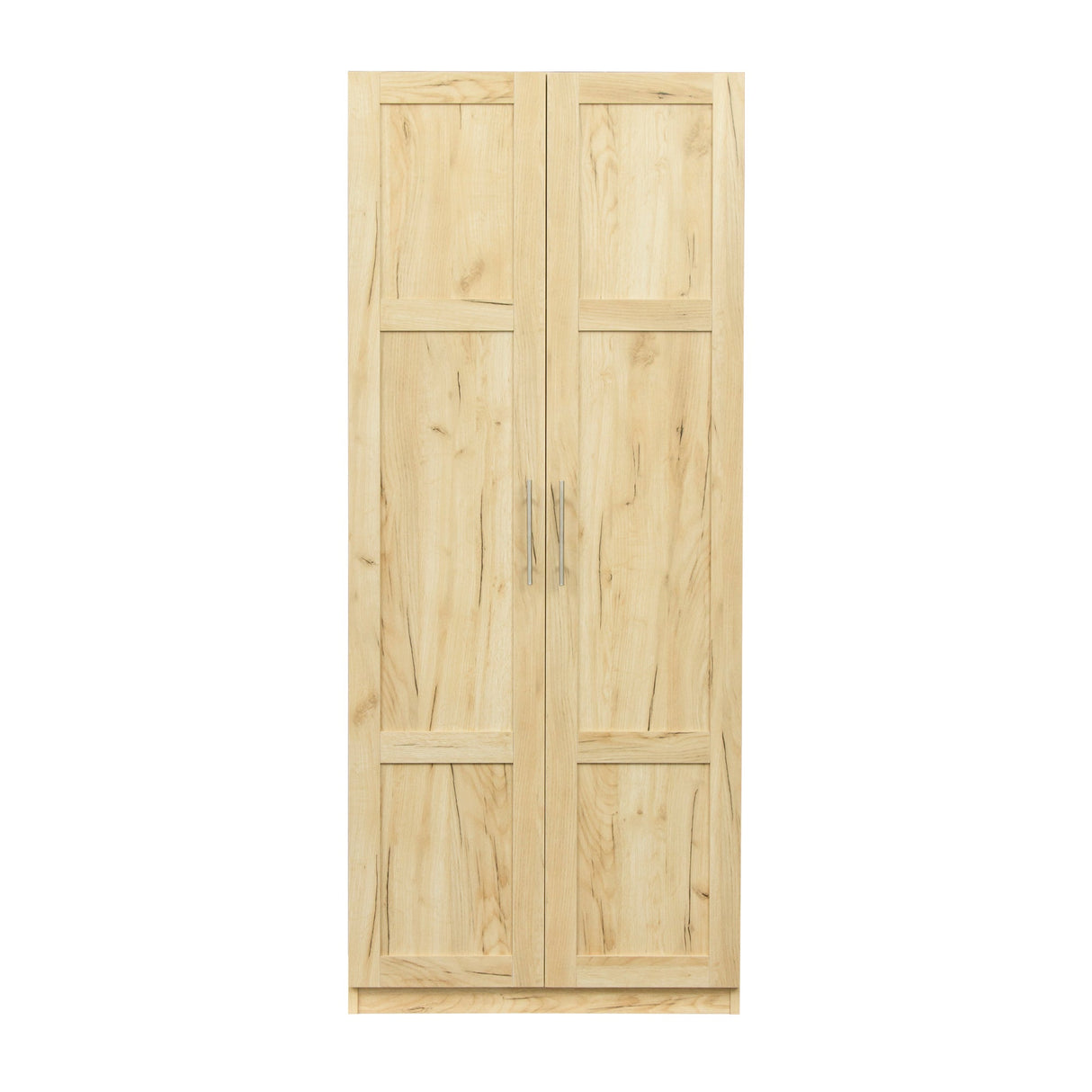 Modern High Wardrobe - Spacious Storage with Doors & Shelves