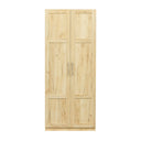 Modern High Wardrobe - Spacious Storage with Doors & Shelves
