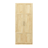 Modern High Wardrobe - Spacious Storage with Doors & Shelves