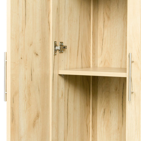 Modern High Wardrobe - Spacious Storage with Doors & Shelves