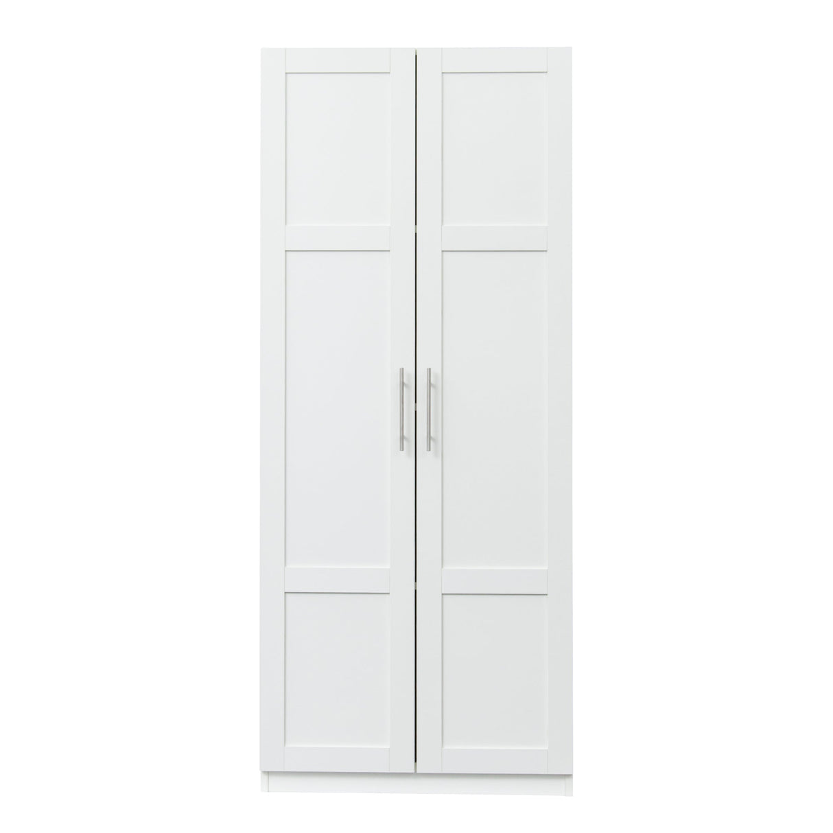 Modern High Wardrobe - Spacious Storage with Doors & Shelves