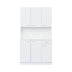71" Tall Storage Cabinet for Office, Living Room, Bedroom & Kitchen