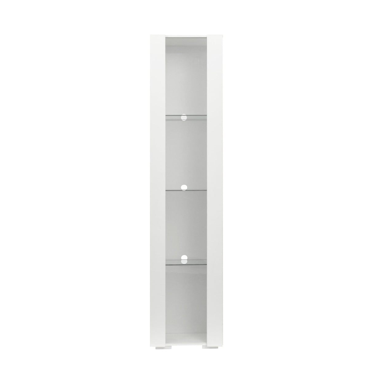 Storage Cabinet with Aluminum Strip Lamp - Large Storage Space