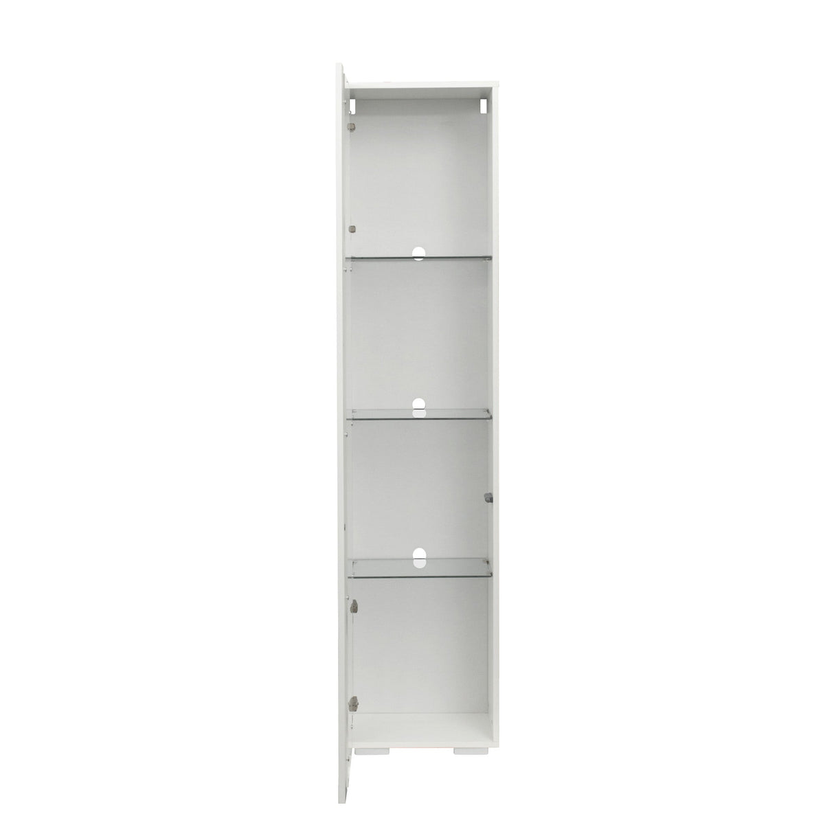 Storage Cabinet with Aluminum Strip Lamp - Large Storage Space