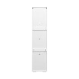 Storage Cabinet with Aluminum Strip Lamp - Large Storage Space