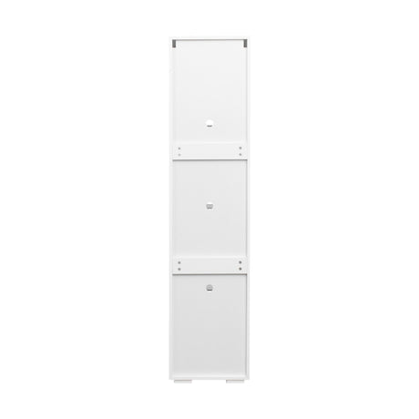 Storage Cabinet with Aluminum Strip Lamp - Large Storage Space
