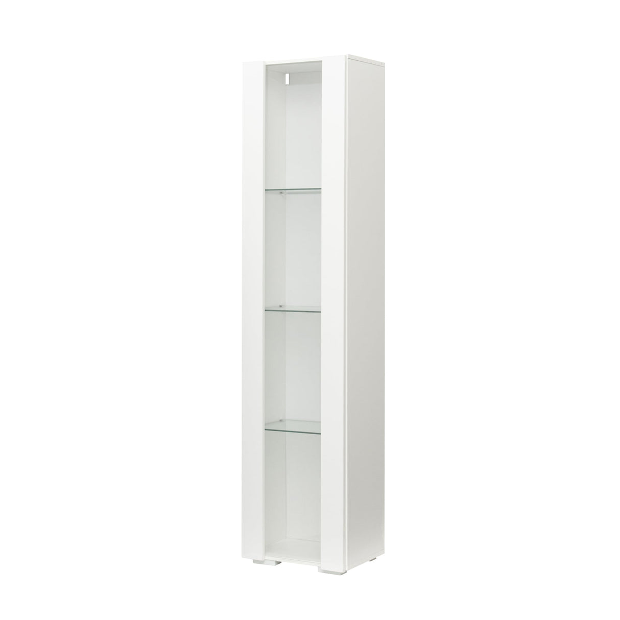 Storage Cabinet with Aluminum Strip Lamp - Large Storage Space