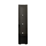 Storage Cabinet with Aluminum Strip Lamp - Large Storage Space