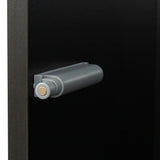 Narrow Storage Cabinet with Aluminum Strip Lamp | Display Cabinet