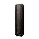 Storage Cabinet with Aluminum Strip Lamp - Large Storage Space