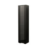 Storage Cabinet with Aluminum Strip Lamp - Large Storage Space