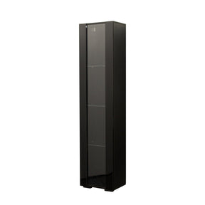 Storage Cabinet with Aluminum Strip Lamp - Large Storage Space