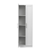 Modern Wardrobe w/ 2 Doors and 3 Shelves - Durable Storage Solution