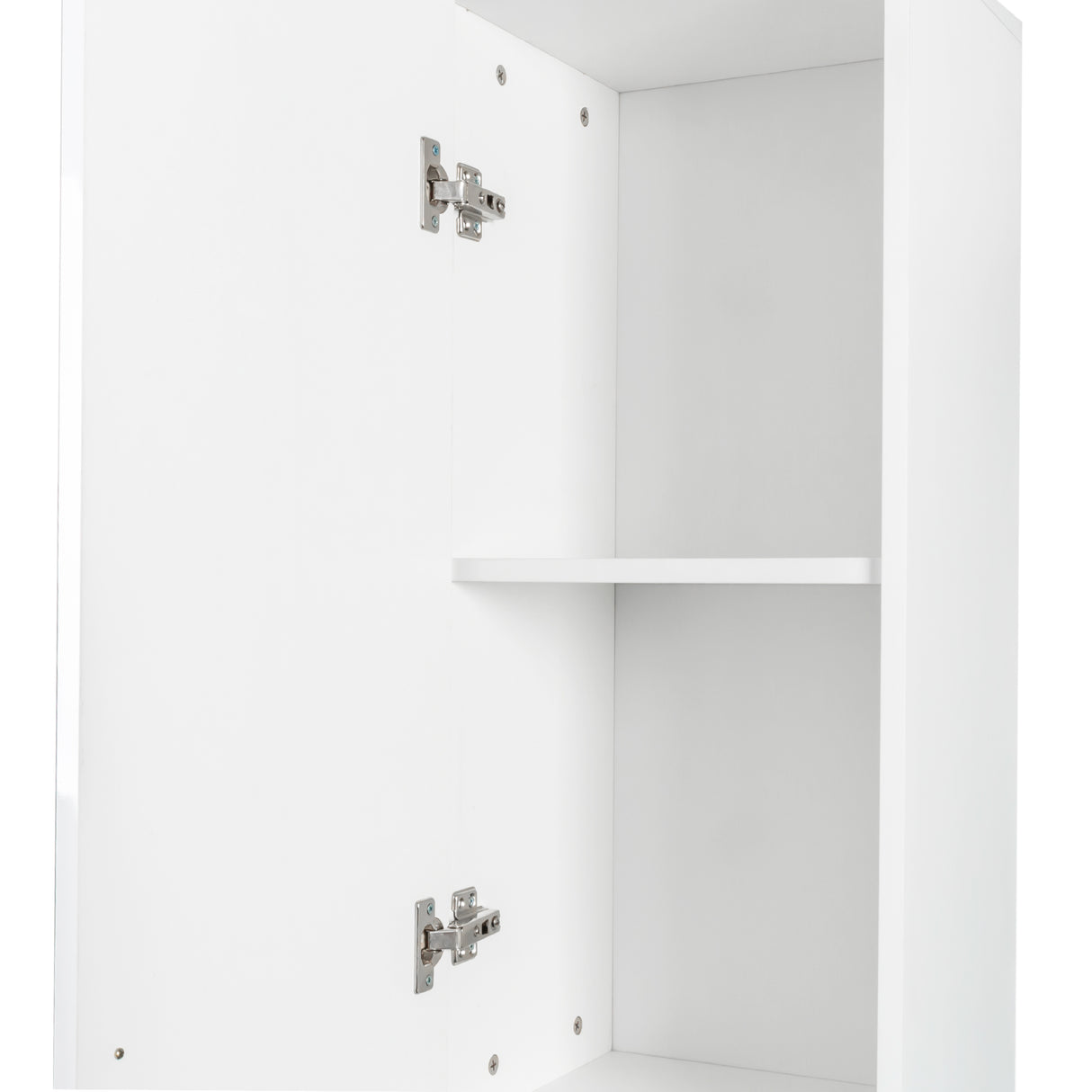 75" Tall Storage Cabinet with Doors & 4 Tiers | Narrow Cabinet
