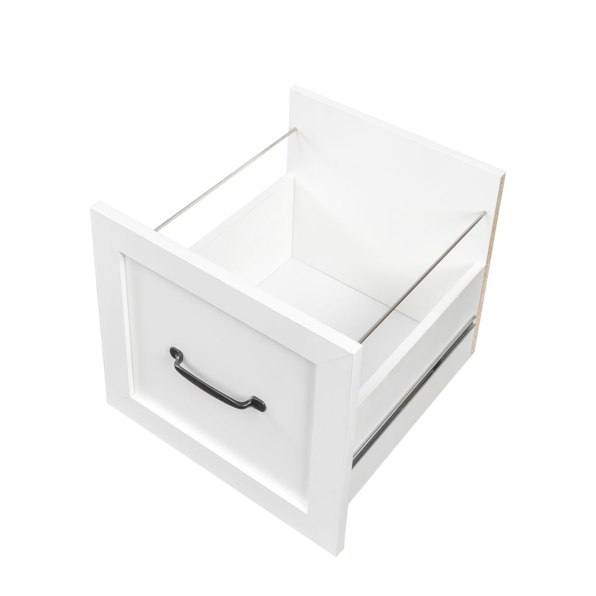 L-Shaped Computer Desk with Hutch, Storage Shelves & 2 Drawers for Home Office