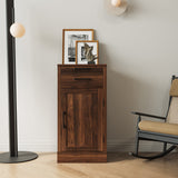 Modular Wine Bar Cabinet Buffet Cabinet in Walnut - Joysource