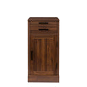 Modular Wine Bar Cabinet Buffet Cabinet in Walnut - Joysource