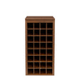 Modern Bar Cabinet 32-Bottle for Storage & Display - Joysource