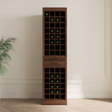 Modern Bar Cabinet 32-Bottle for Storage & Display - Joysource