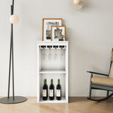 Modular Bar Wine Cabinet w/ Shelves & Glasses Holder - Joysource