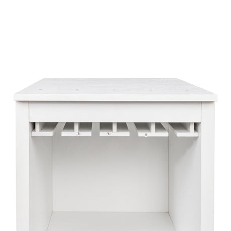 Modular Bar Wine Cabinet w/ Shelves & Glasses Holder - Joysource
