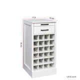 Modular Bar Cabinet for 24 Bottles w/ Drawers - Joysource