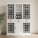 Modern Bar Cabinet 32-Bottle for Storage & Display - Joysource