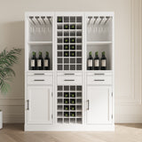 Modular Wine Bar Cabinet Buffet Cabinet w/ Drawers & Storage | Joysource