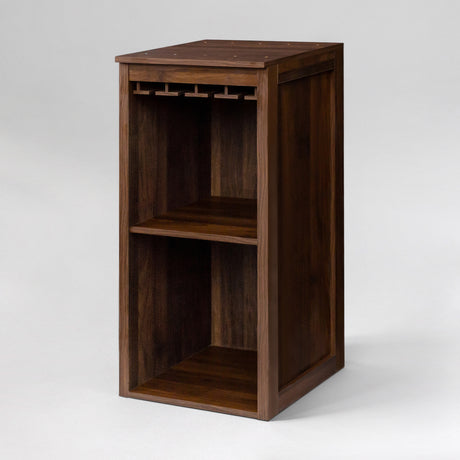 Modular Bar Wine Cabinet w/ Shelves & Glasses Holder - Joysource