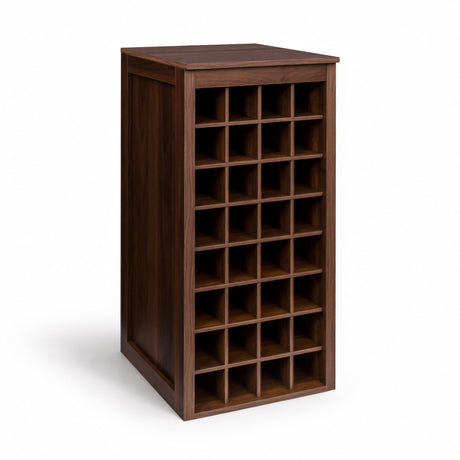 Modern Bar Cabinet 32-Bottle for Storage & Display - Joysource